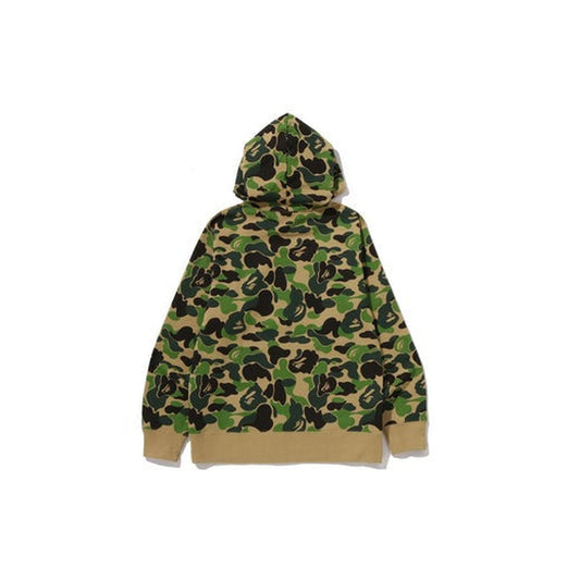 A BATHING APE ABC CAMO BAPE STA PULLOVER HOODIE GREEN