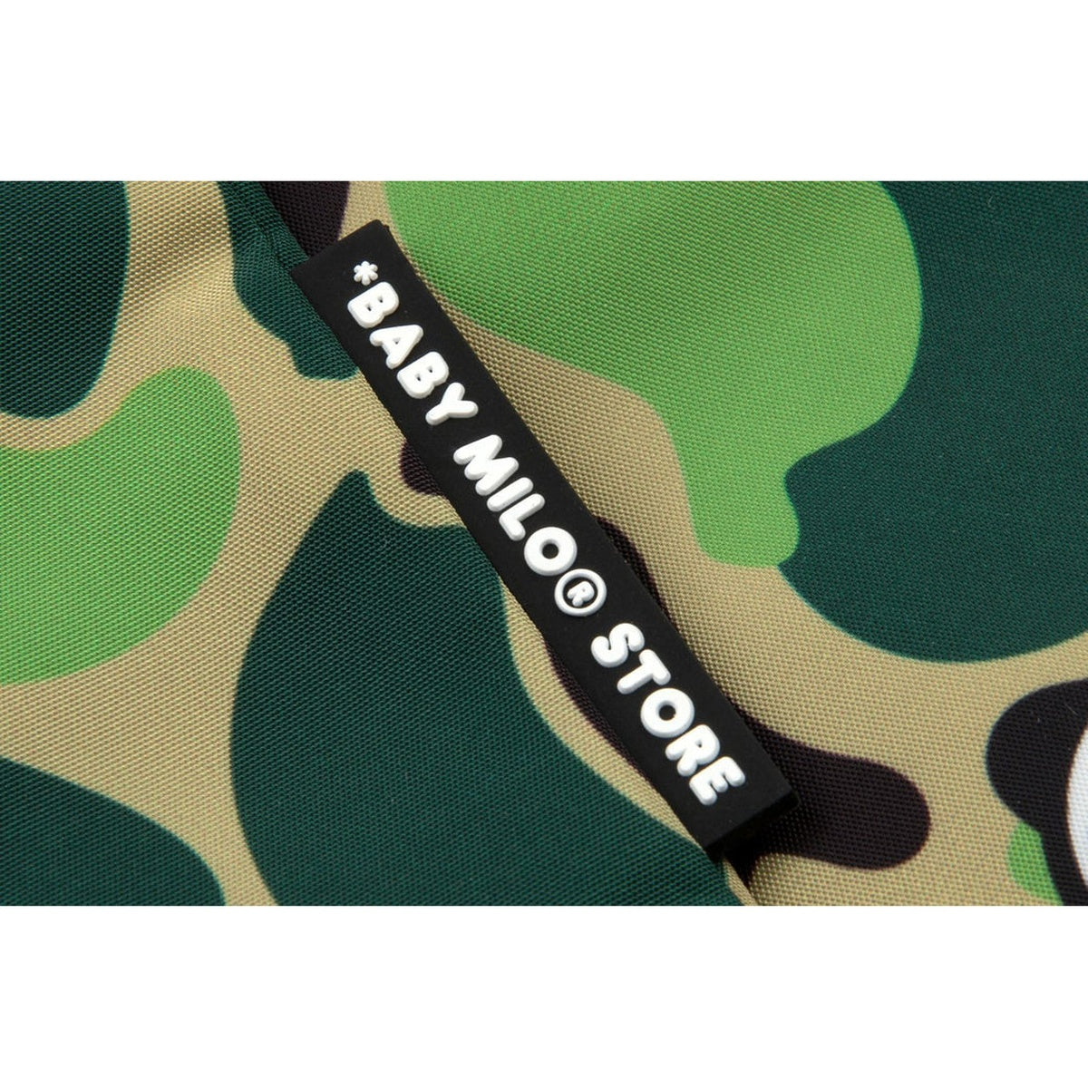 A BATHING APE BAPE BABY MILO STORE BABY MILO PLUSH DOLL RECYCLE TOTE BAG GREEN