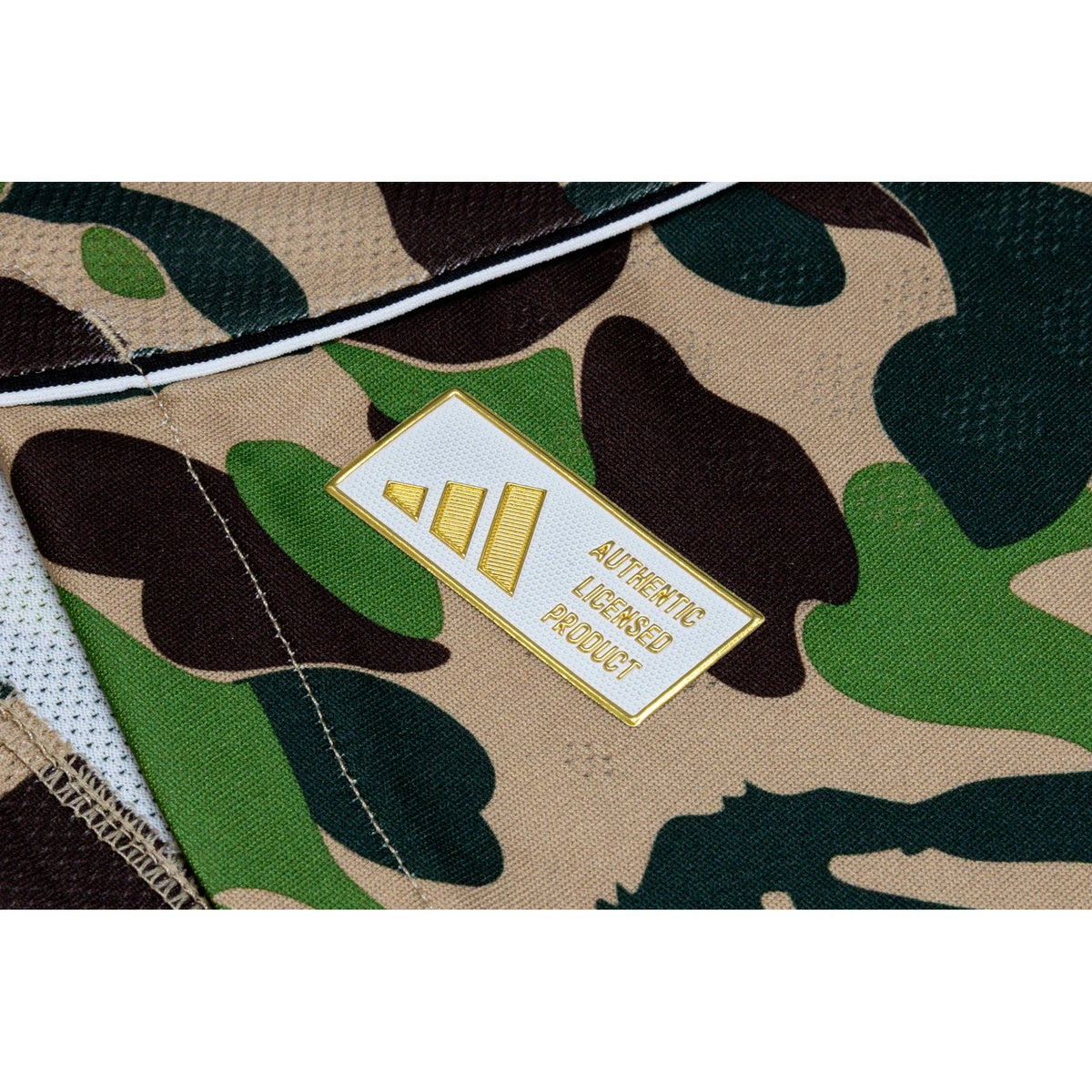 A BATHING APE BAPE ADIDAS - FB JERSEY TOP GREEN