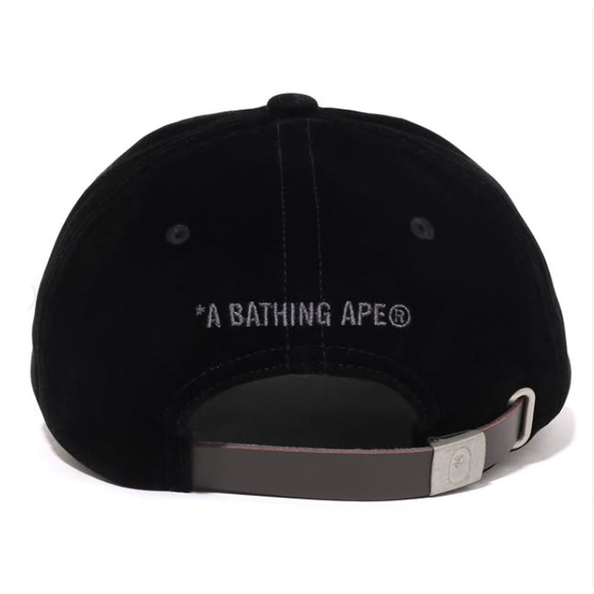 A BATHING APE BAPE ONE POINT PANEL CAP BLACK