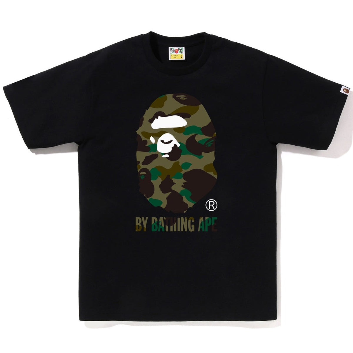 A BATHING APE BAPE 1ST CAMO BY BATHING APE TEE BLACK GREEN