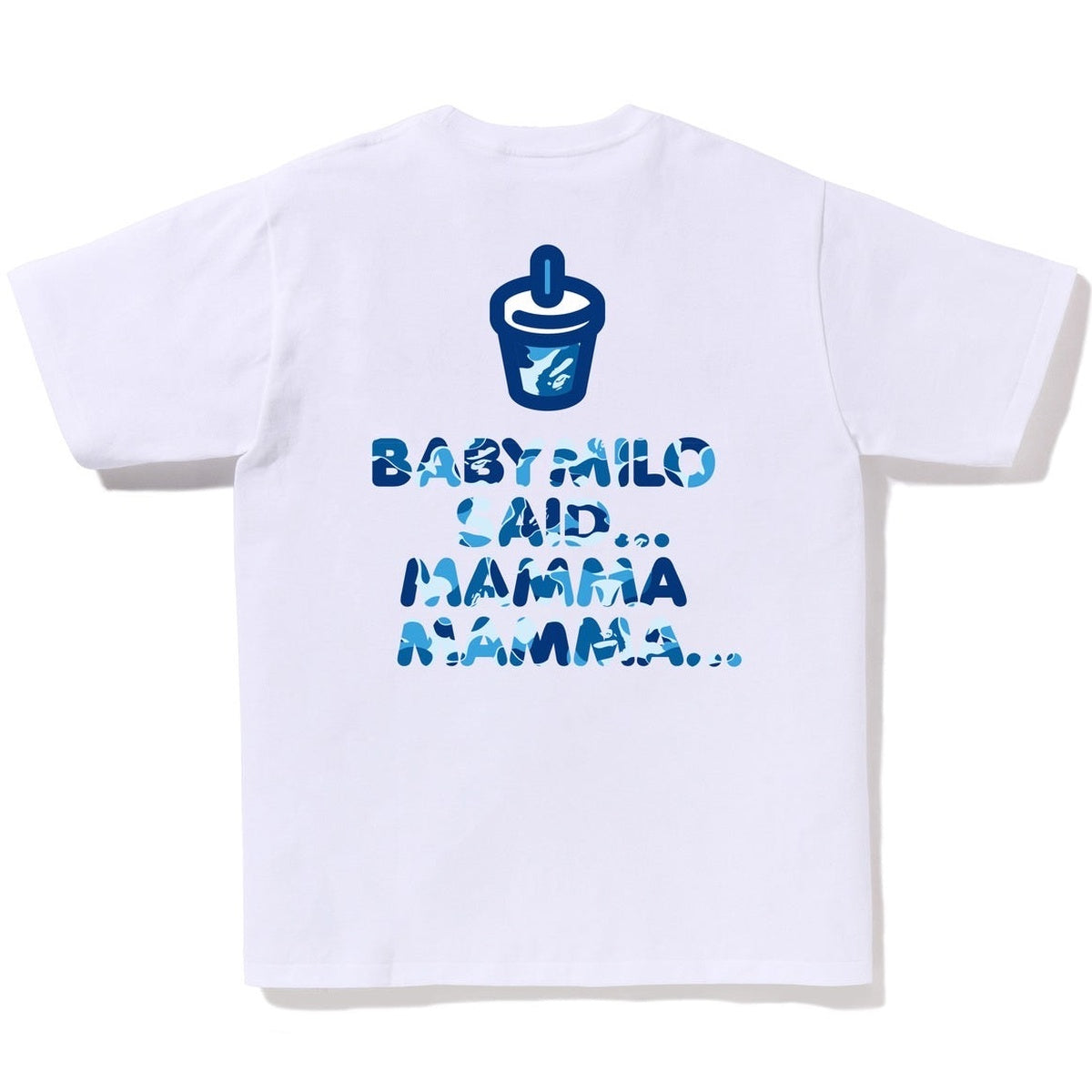 A BATHING APE BAPE ABC CAMO BABY MILO JUICE SUMMER TEE WHITE
