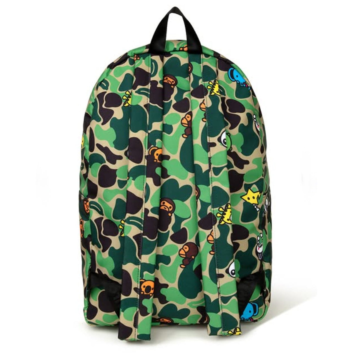 A BATHING APE BAPE BABY MILO STORE BABY MILO LARGE BACKPACK GREEN