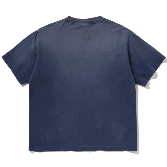 A BATHING APE BAPE SAINT MXXXXXX GENERAL TEE NAVY