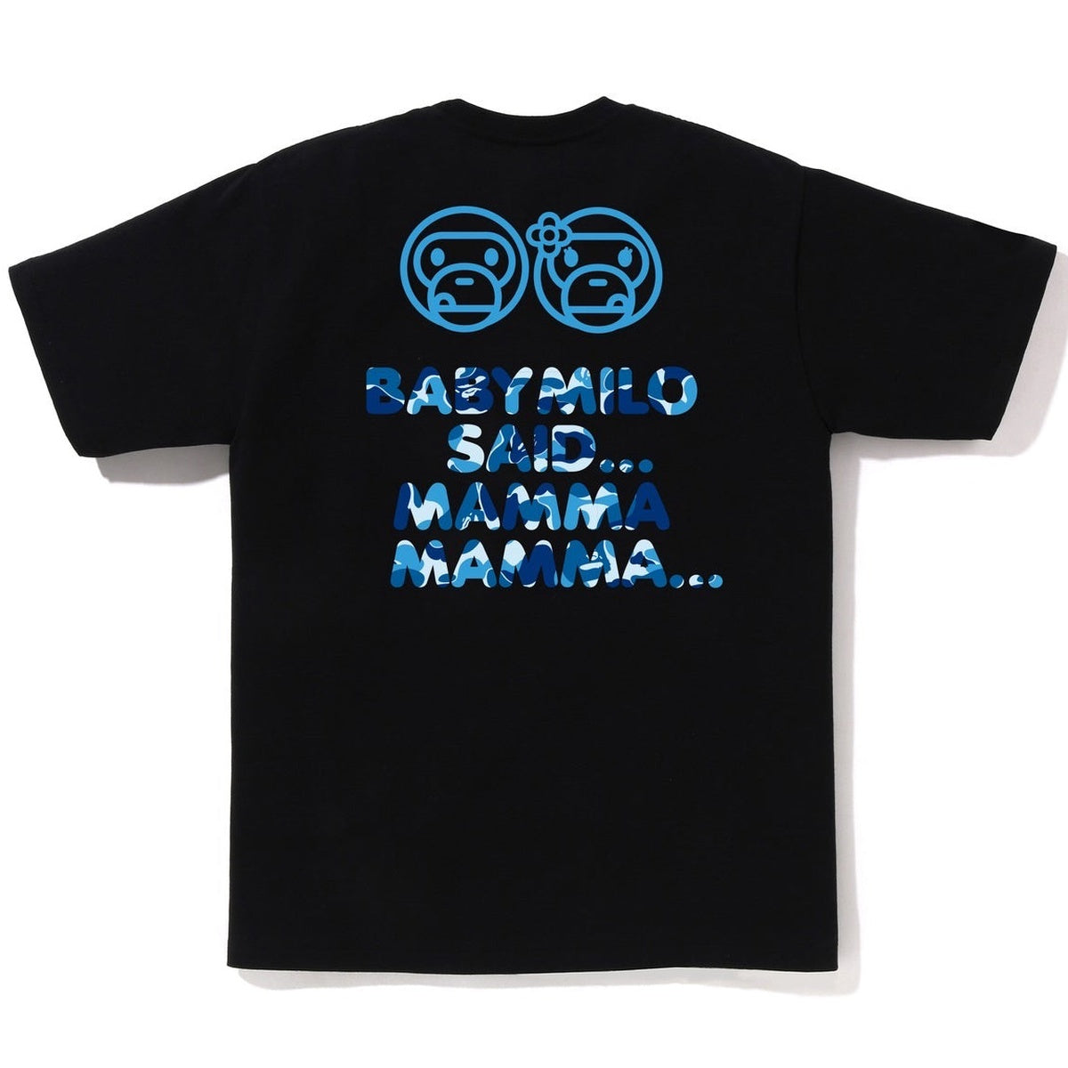 A BATHING APE BAPE ABC CAMO BABY MILO WATER MELON SUMMER TEE BLACK
