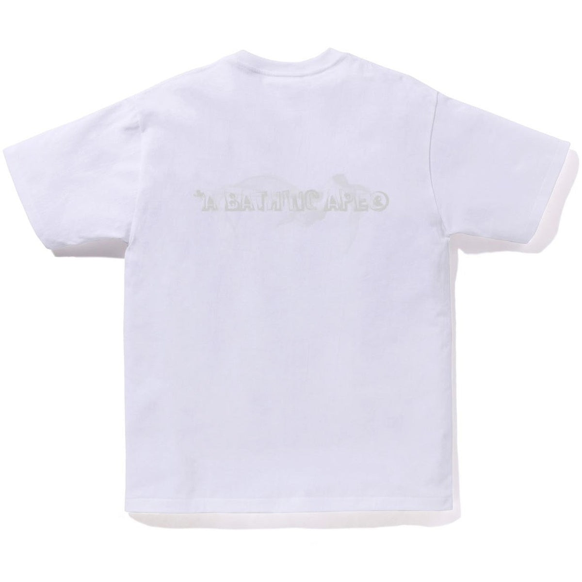 A BATHING APE BAPE MOSQUITO COIL APE HEAD TEE WHITE