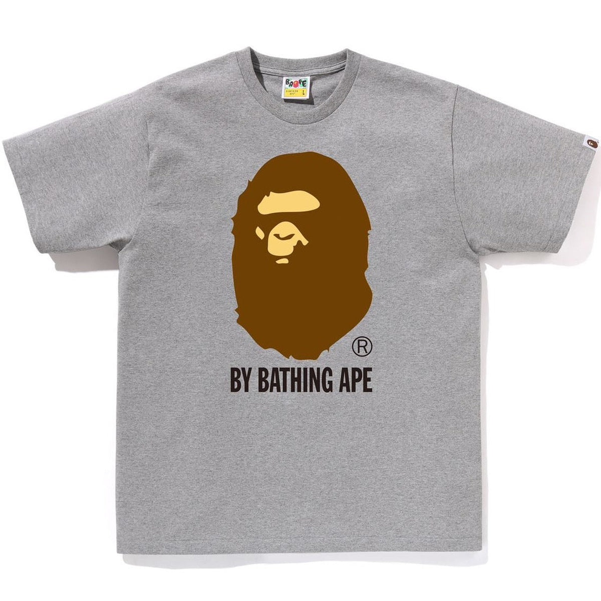 A BATHING APE BAPE BY BATHING APE TEE GRAY