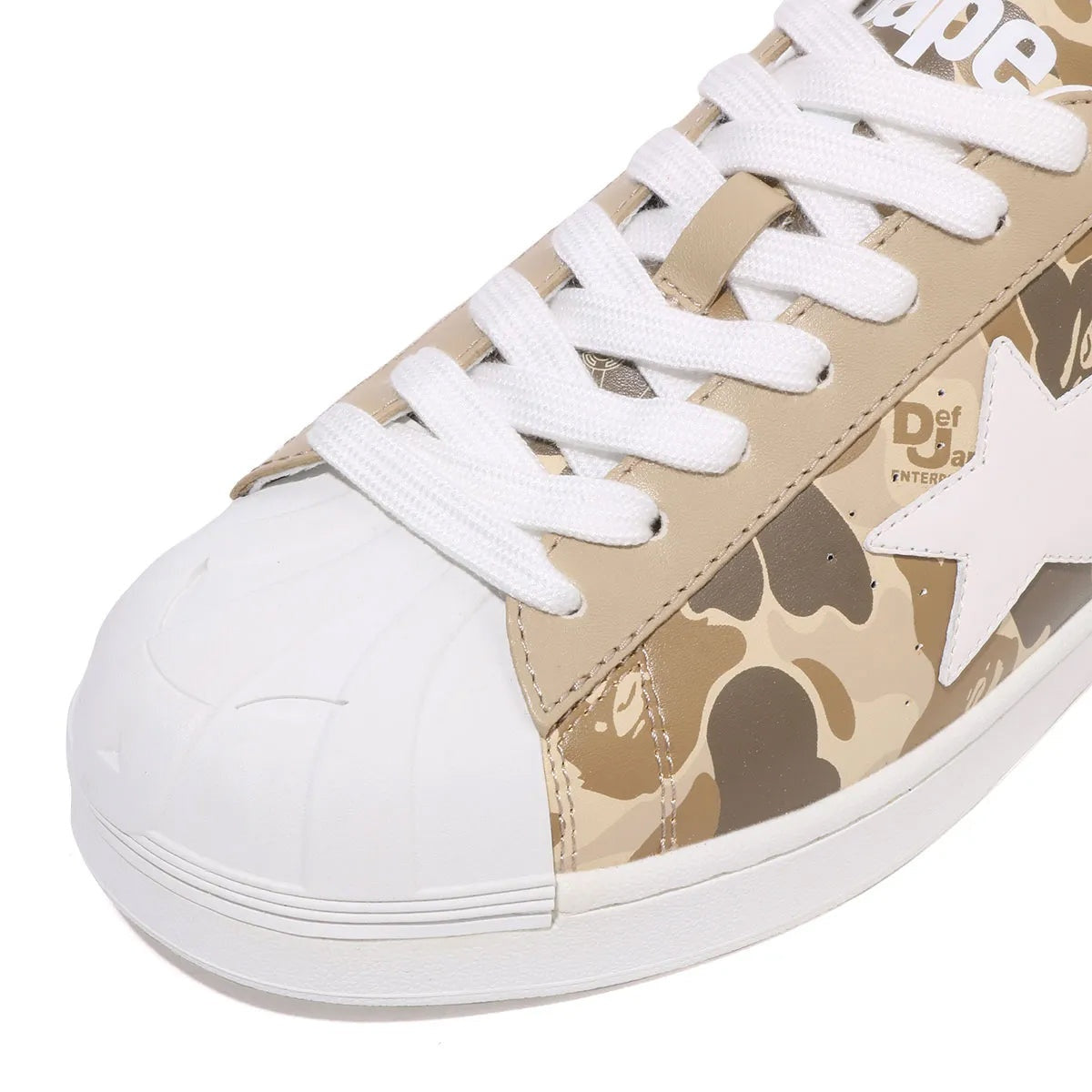 A BATHING APE BAPE DEF JAM SKULL STA BROWN