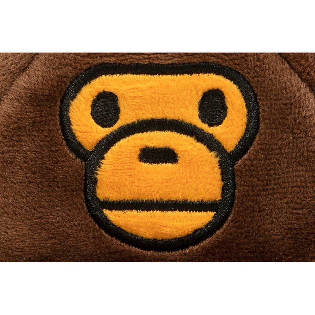 A BATHING APE BAPE - BABY MILO STORE BABY KEYCHAIN ECO BAG BROWN