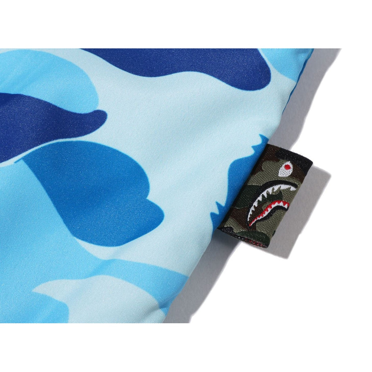 A BATHING APE BAPE Ladies' ABC CAMO SHARK HOODIE JACKET BLUE