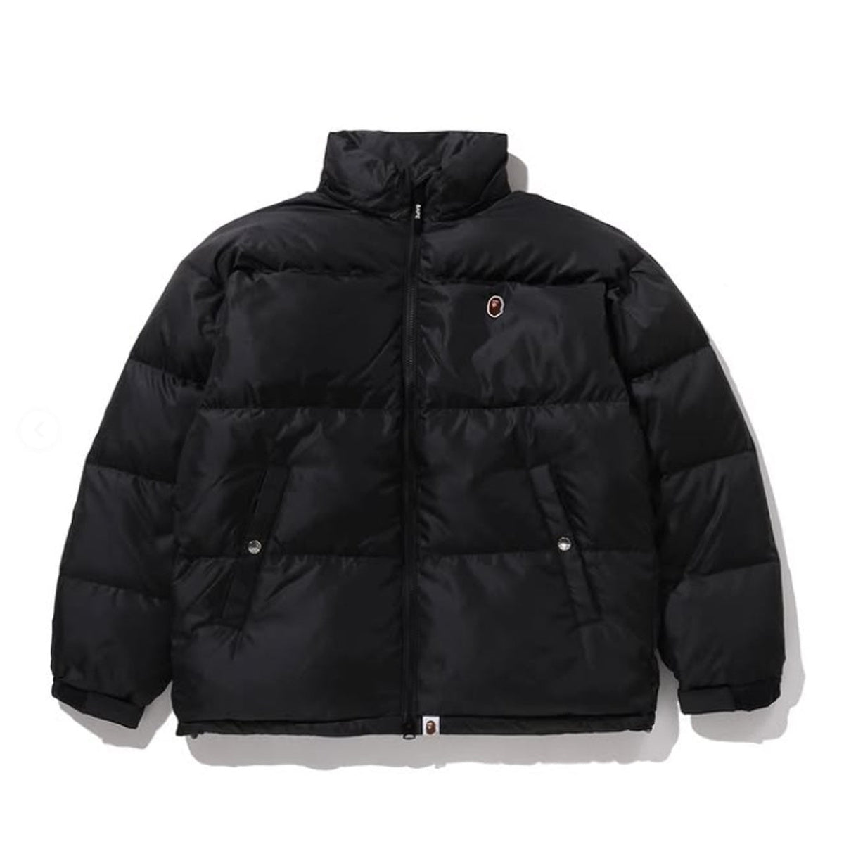 A BATHING APR ONE POINT RELAXED FIT DOWN JACKET BLACK