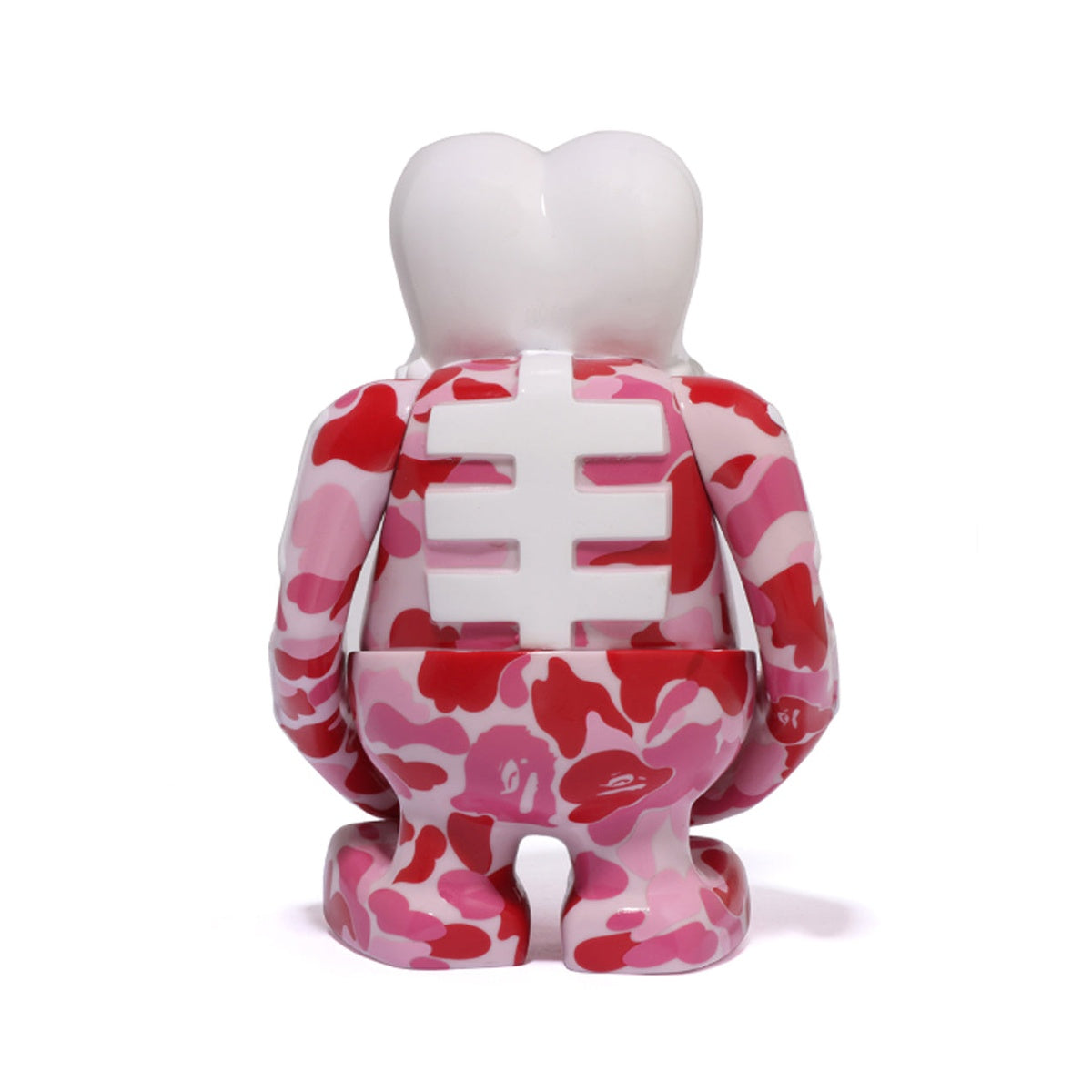 A BATHING APE BAPE BOUNTY HUNTER ABC CAMO SKULL- KUN FIGURE PINK