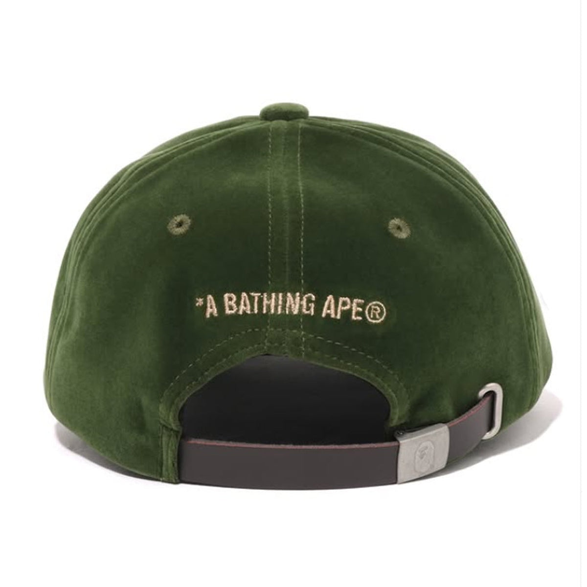 A BATHING APE BAPE ONE POINT PANEL CAP OLIVE
