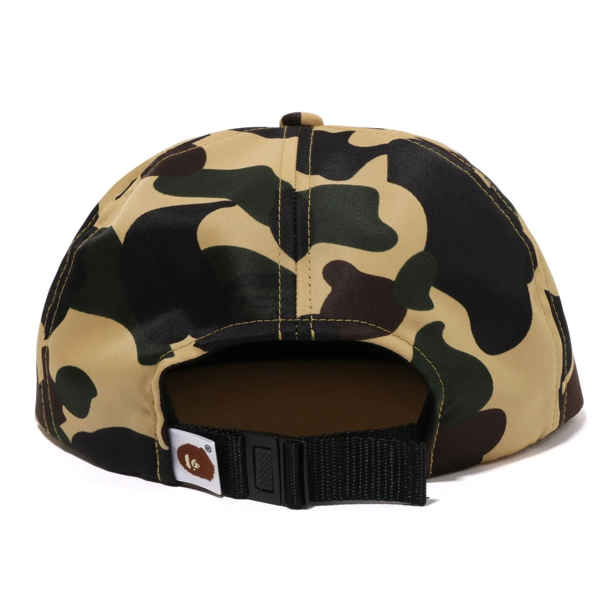 A BATHING APE 1ST CAMO BAPE STA LOGO NYLON CAP - ONLINE EXCLUSIVE - YELLOW