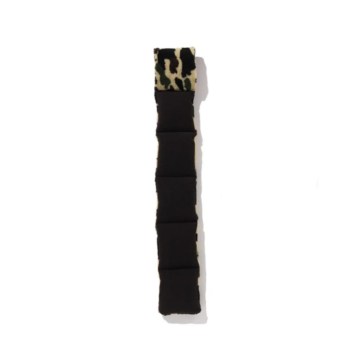 A BATHING APE BAPE 1ST CAMO FLEECE SCARF YELLOW