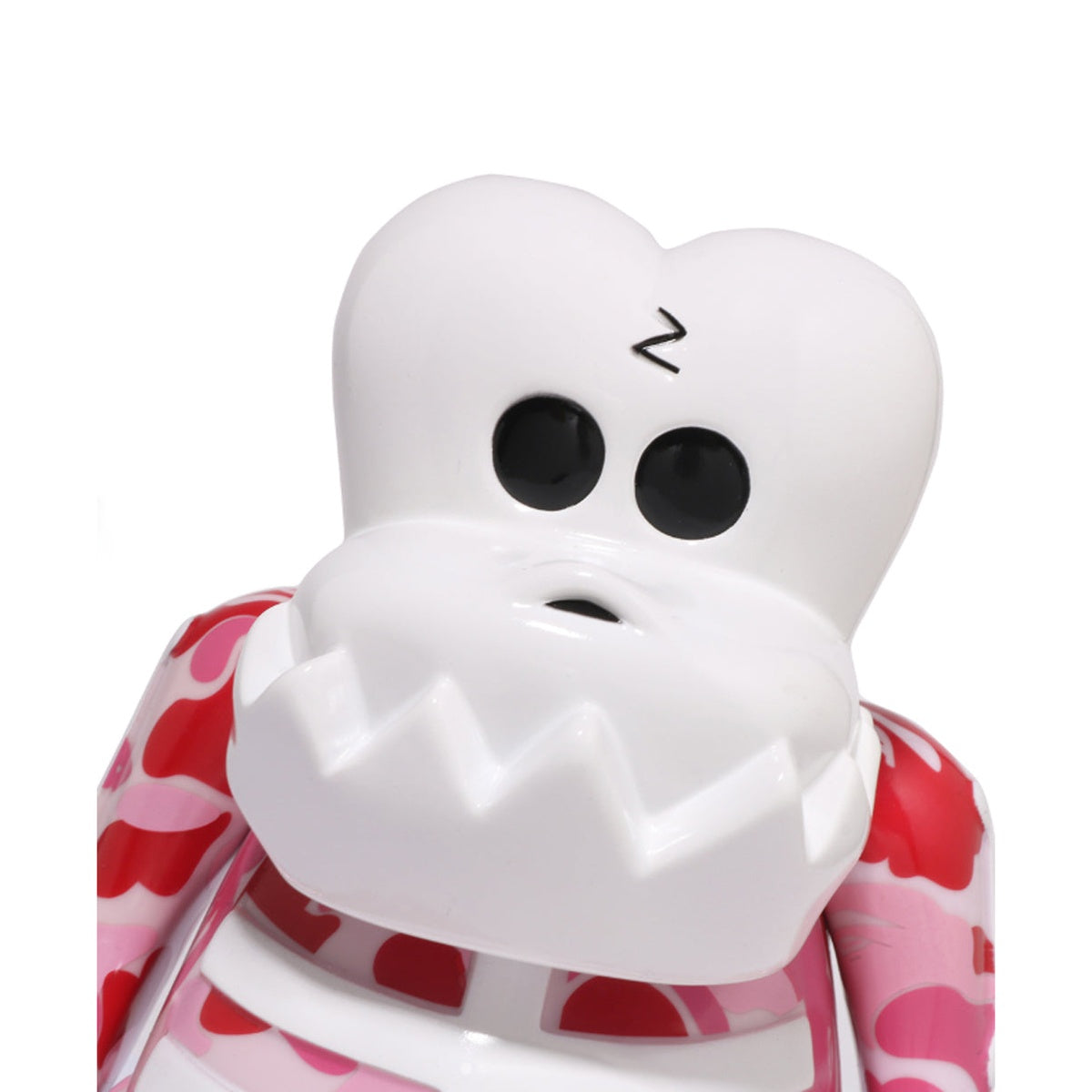 A BATHING APE BAPE BOUNTY HUNTER ABC CAMO SKULL- KUN FIGURE PINK