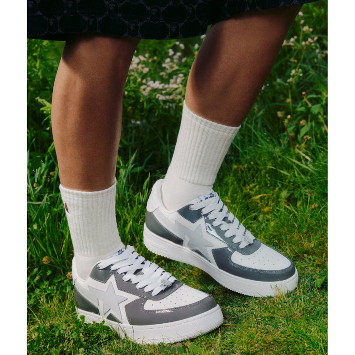 A BATHING APE BAPE STA ICON #2 BLUE