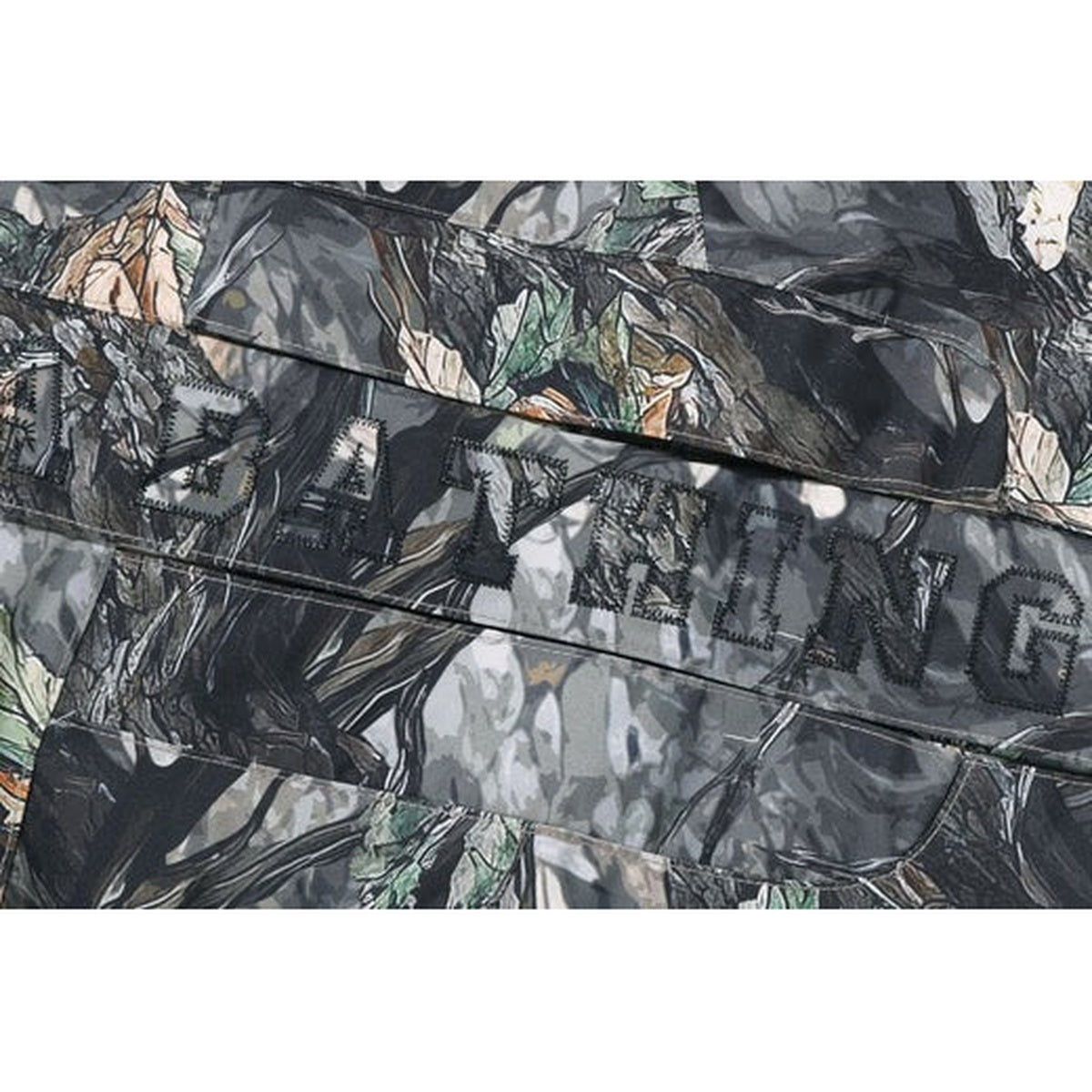 A BATHING APE BAPE TREE EDGE CAMO HOODED SNOWBOARD JACKET BROWN