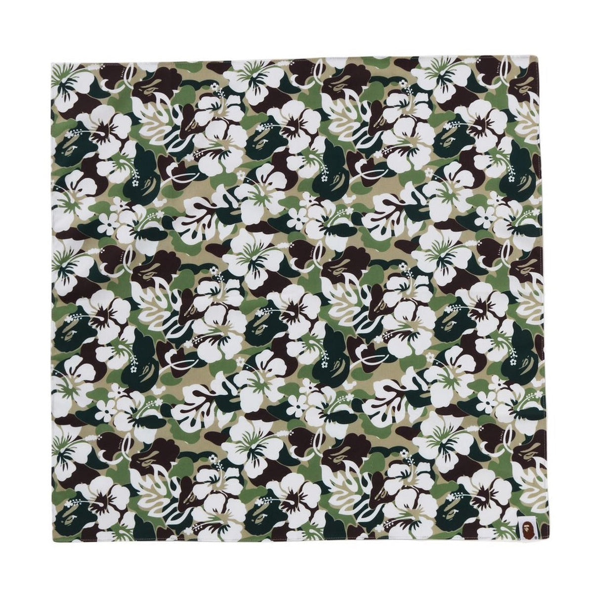 A BATHING APE BAPE ABC RESORT CAMO BANDANA GREEN