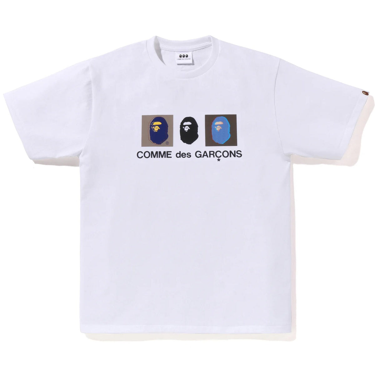 A BATHING APE BAPE COMME des GARCONS CDG OSAKA SCREEN TEE WHITE
