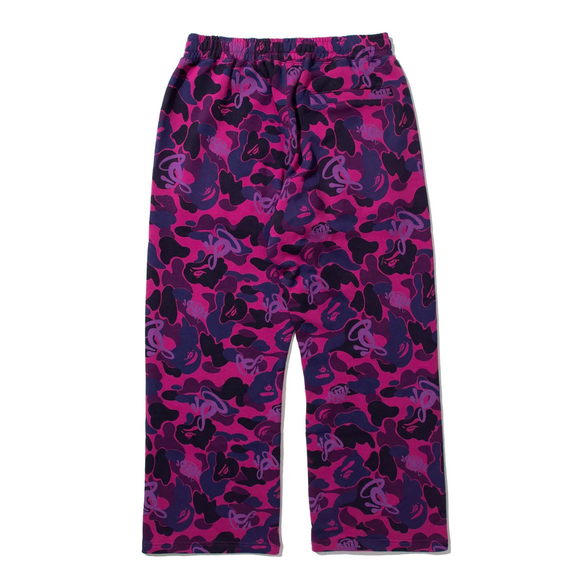 A BATHING APE BAPE SPOTIFY BY CENTRAL CEE CAMO RELAXED FIT SWEAT PANTS PURPLE