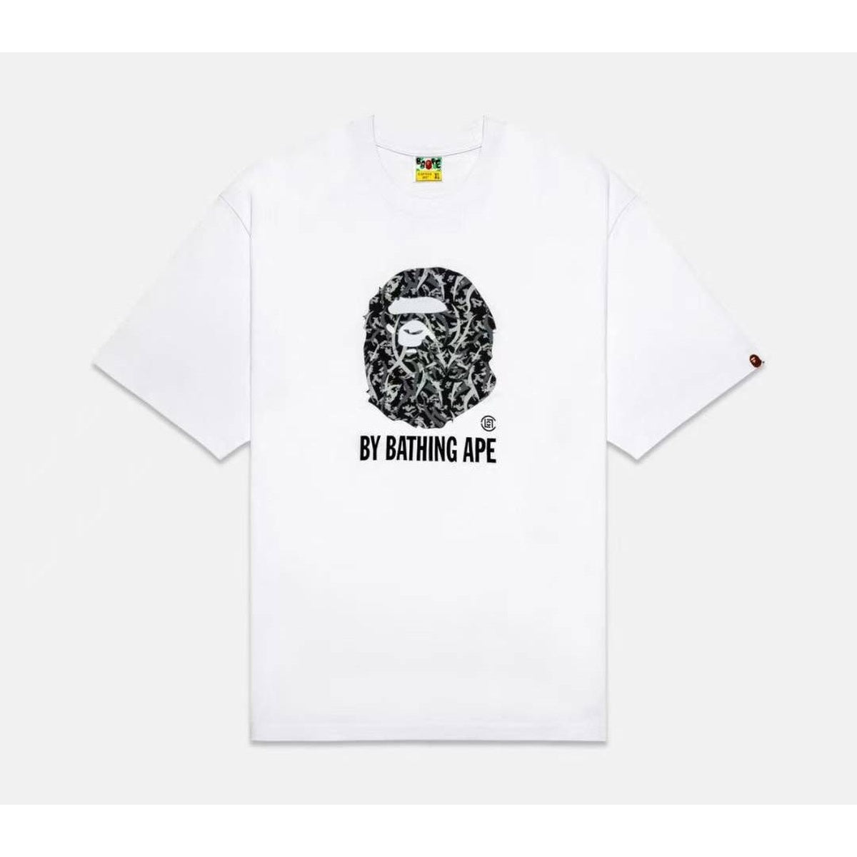 A BATHING APE BAPE CLOT BY BATHING APE RELAXED FIT TEE WHITE