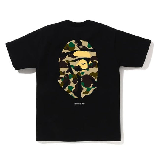 A BATHING APE BAPE 1ST CAMO TOKYO EXCLUSIVE APE HEAD TEE #2 BLACK