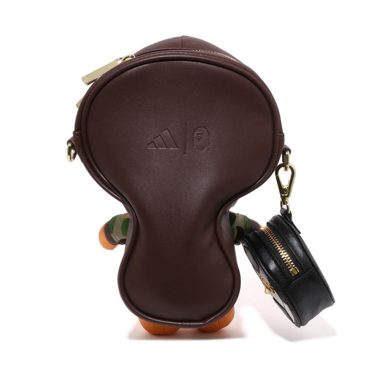 A BATHING APE BAPE ADIDAS - BABY MILO BAG BROWN