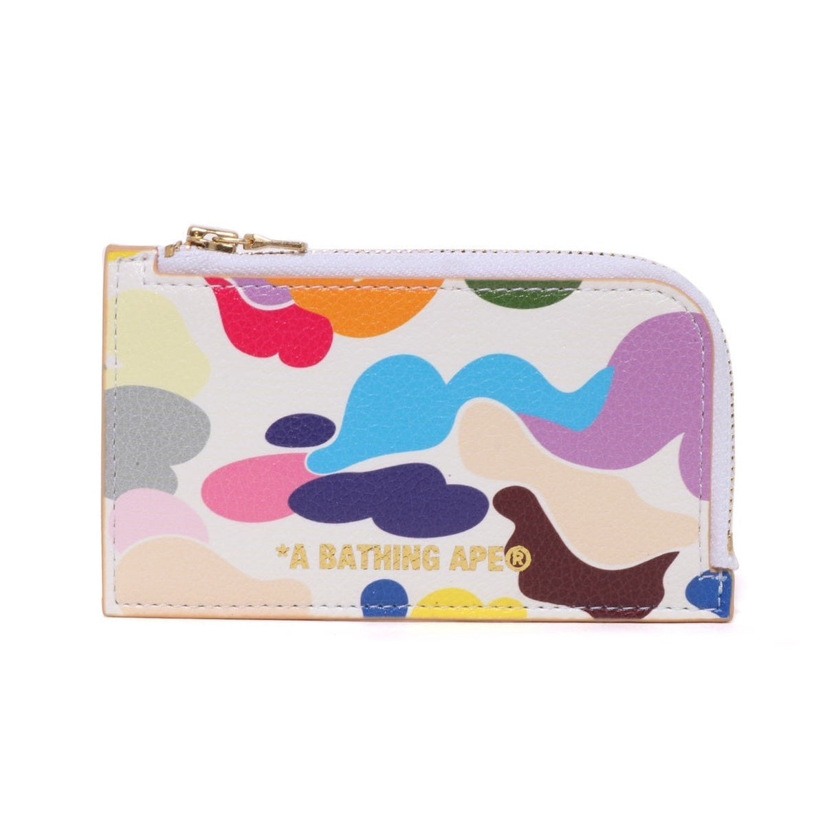 A BATHING APE BAPE Ladies' MULTI CAMO CARD CASE MULTI