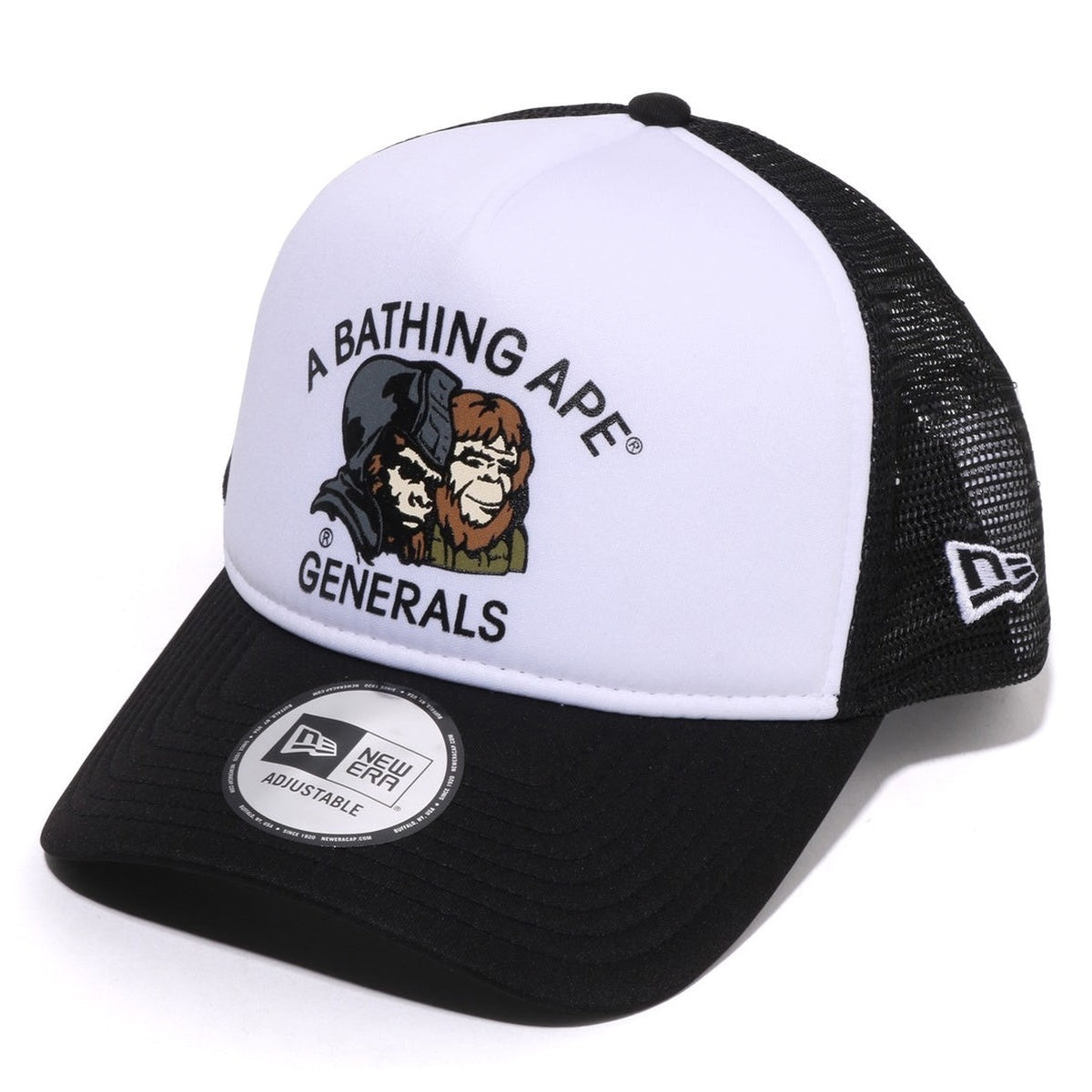 A BATHING APE BAPE NEW ERA 9 FORTY GENERALS CAP BLACK