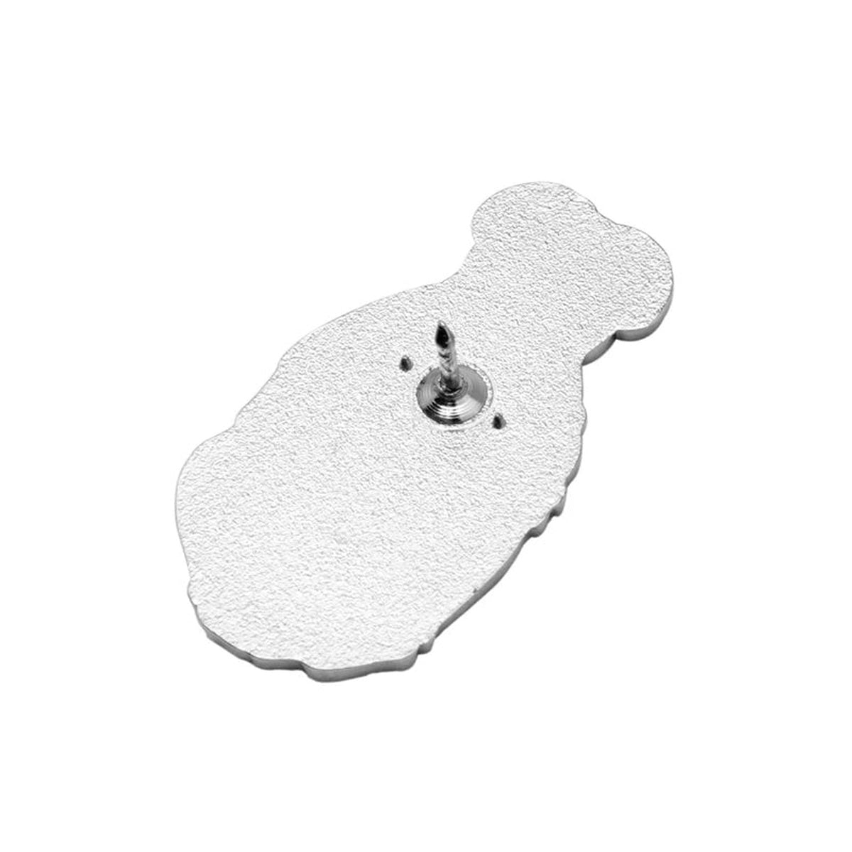 A BATHING APE BAPE STRAYKIDS PUPPYM METAL PIN BEIGE