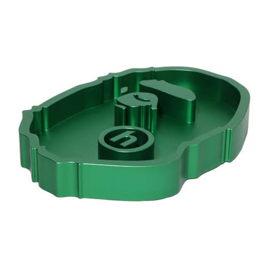 A BATHING APE BAPE HIDDEN APE HEAD ALUMINUM ASHTRAY GREEN