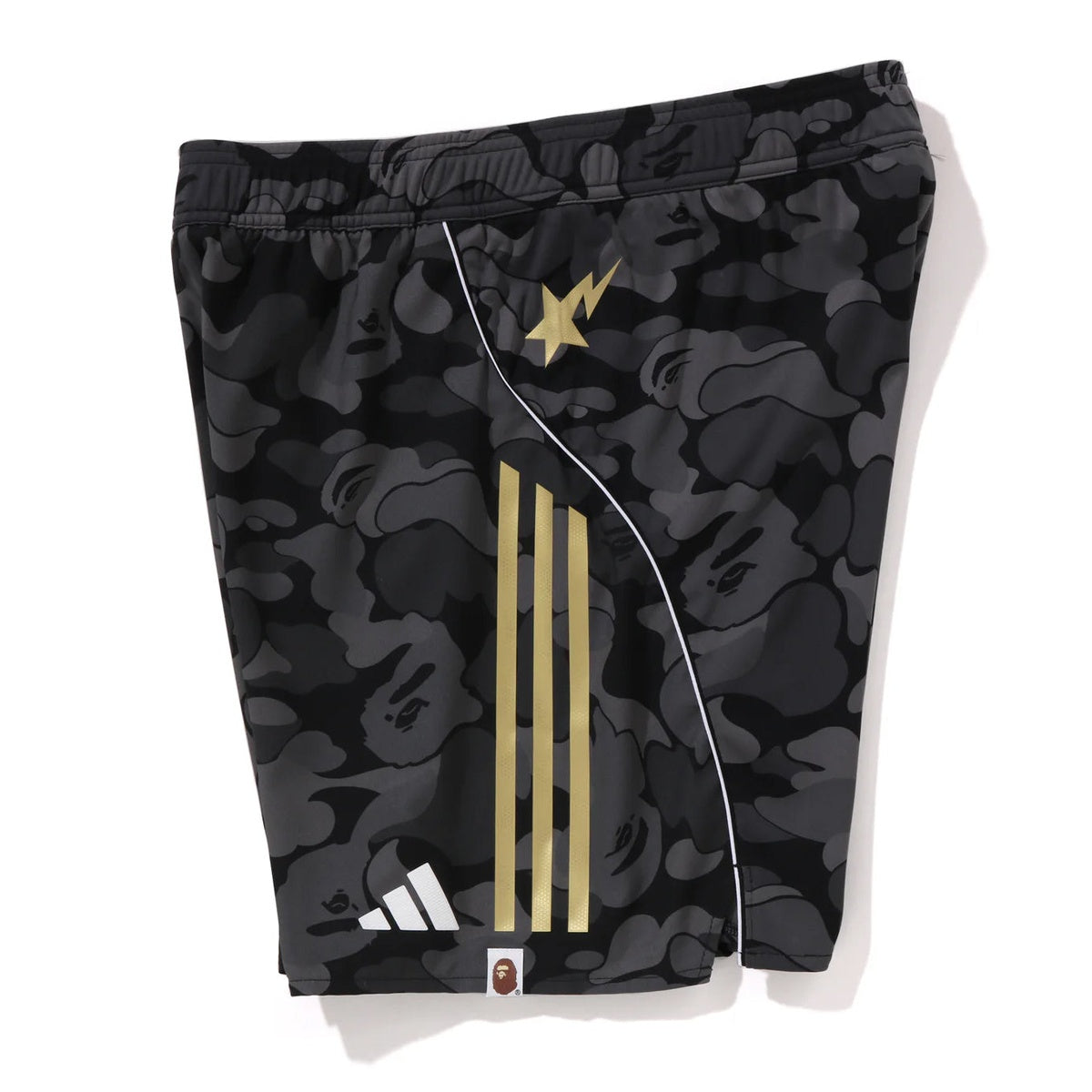 A BATHING APE BAPE ADIDAS - FB SHORTS BLACK