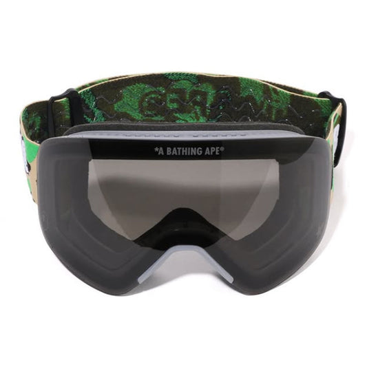 A BATHING APE BAPE SNOW GOGGLE GREEN