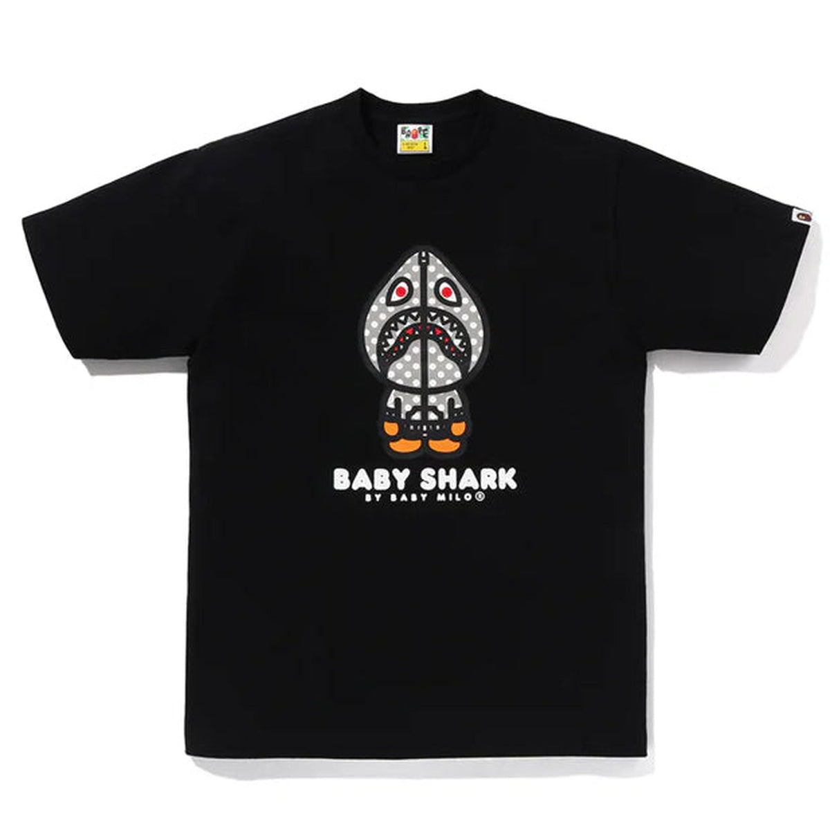 A BATHING APE BAPE MILO SHARK OSAKA TEE #2 BLACK