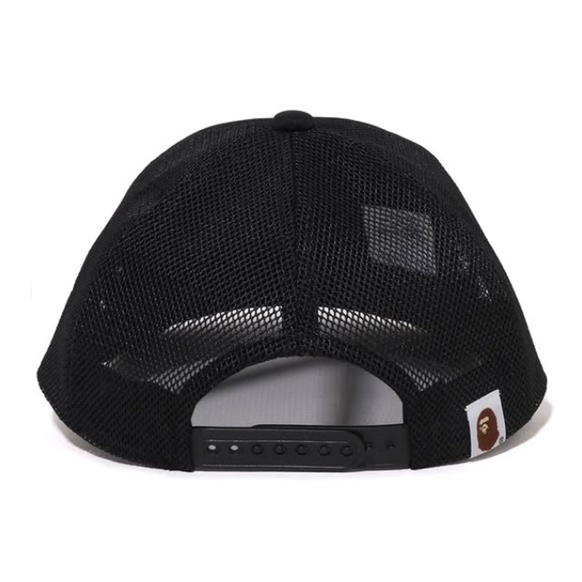 A BATHING APE Ladies' CRYSTAL STONE BAPE STA LOGO MESH CAP BLACK