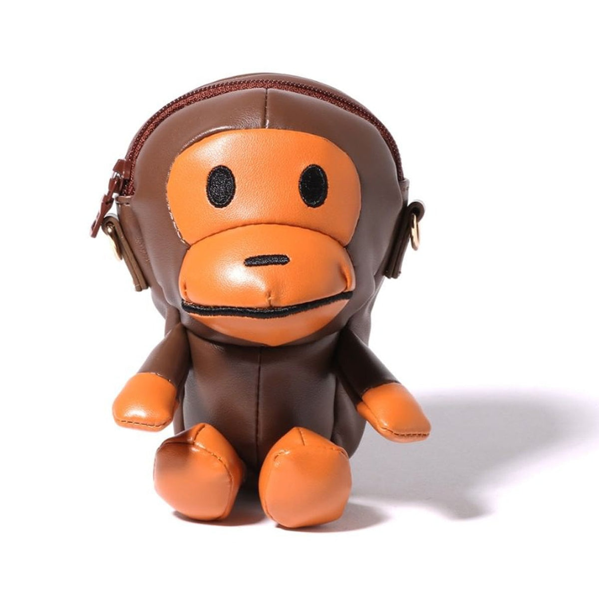 A BATHING APE BAPE Ladies' BABY MILO MINI SHOULDER BAG BROWN