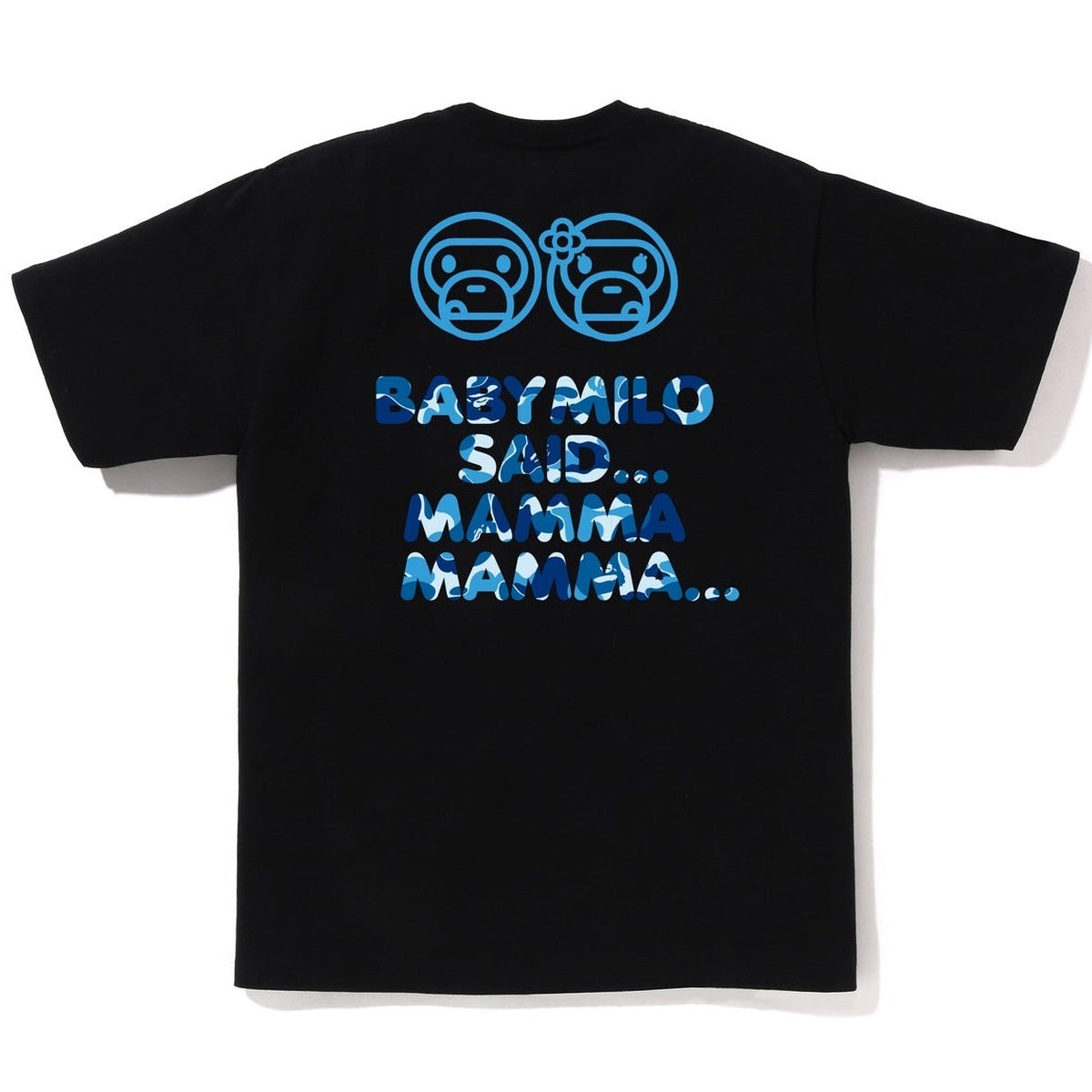 A BATHING APE BAPE ABC CAMO BABY MILO ICE POP SUMMER TEE BLACK