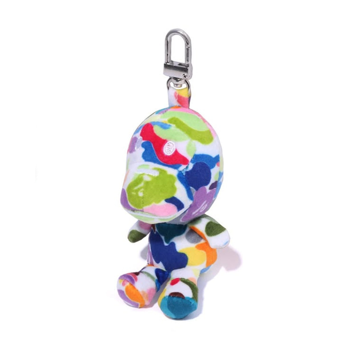A BATHING APE BAPE Ladies'MULTI CAMO BABY MILO PLUSH DOLL KEYCHAIN MULTI