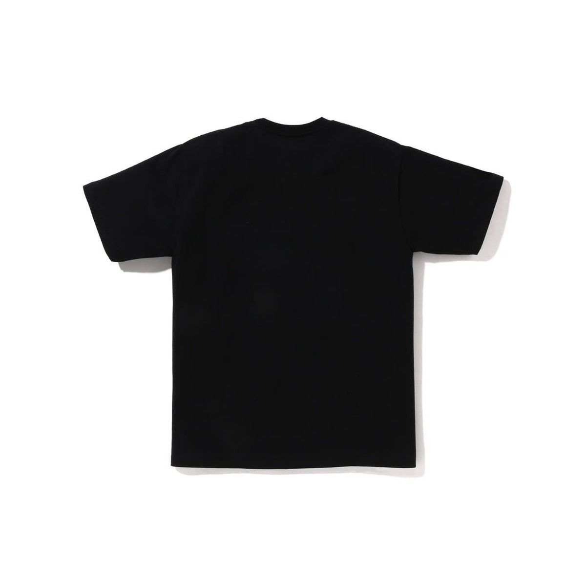 A BATHING APE BAPE COLOR CAMO COLLEGE TEE BLACK NAVY