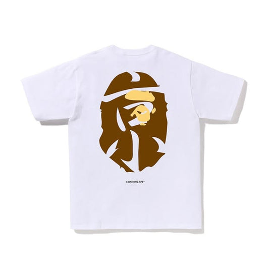 A BATHING APE BAPE TOKYO EXCLUSIVE APE HEAD TEE WHITE