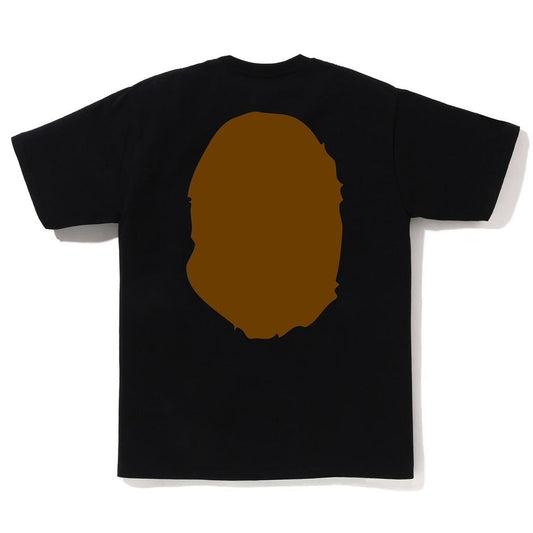 A BATHING APE BAPE BIG APE HEAD TEE BLACK