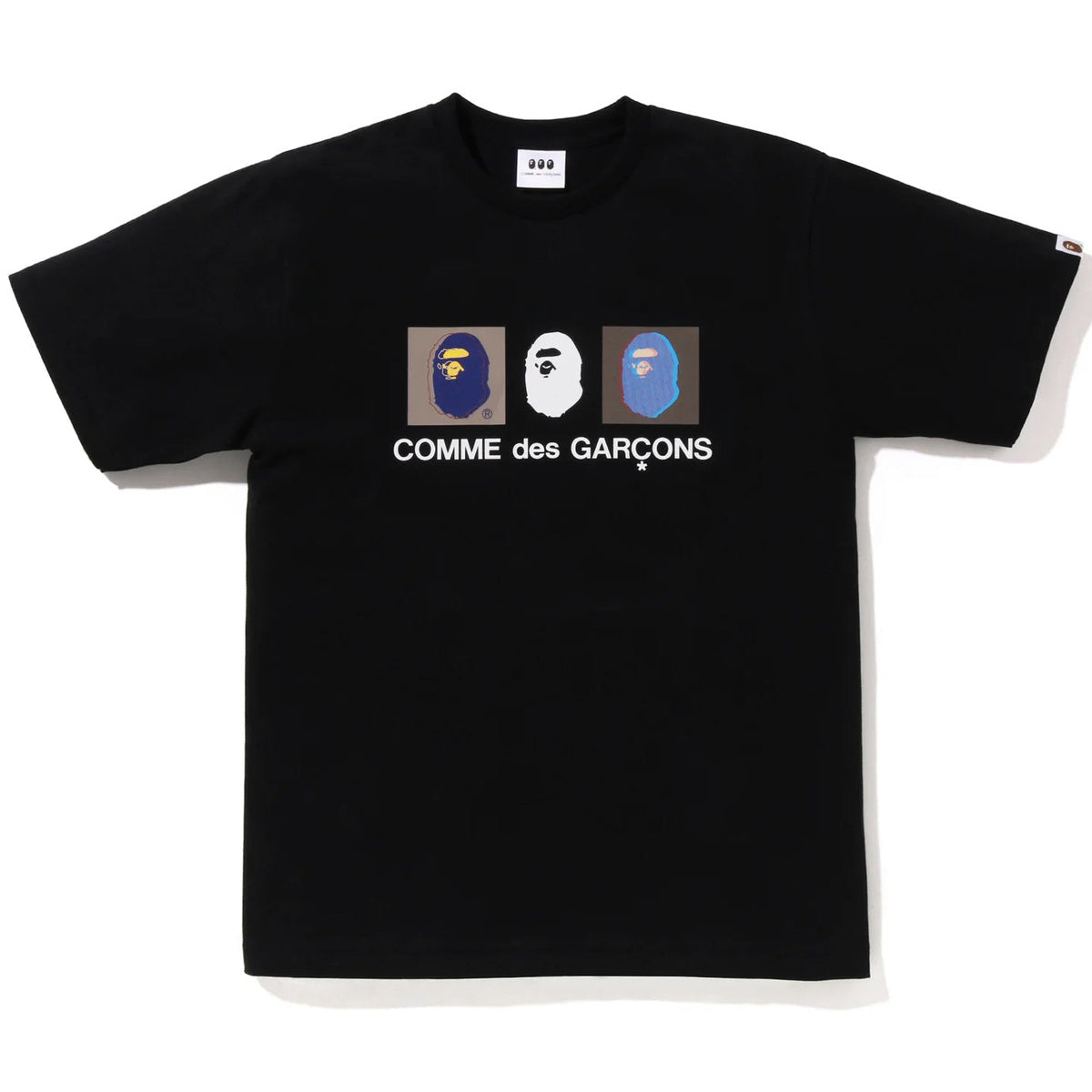 A BATHING APE BAPE COMME des GARCONS CDG OSAKA SCREEN TEE BLACK