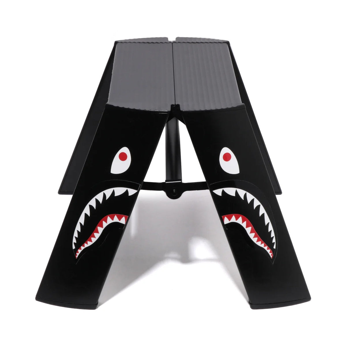 A BATHING APE BAPE LUCAMO - SHARK 1 STEP BLACK