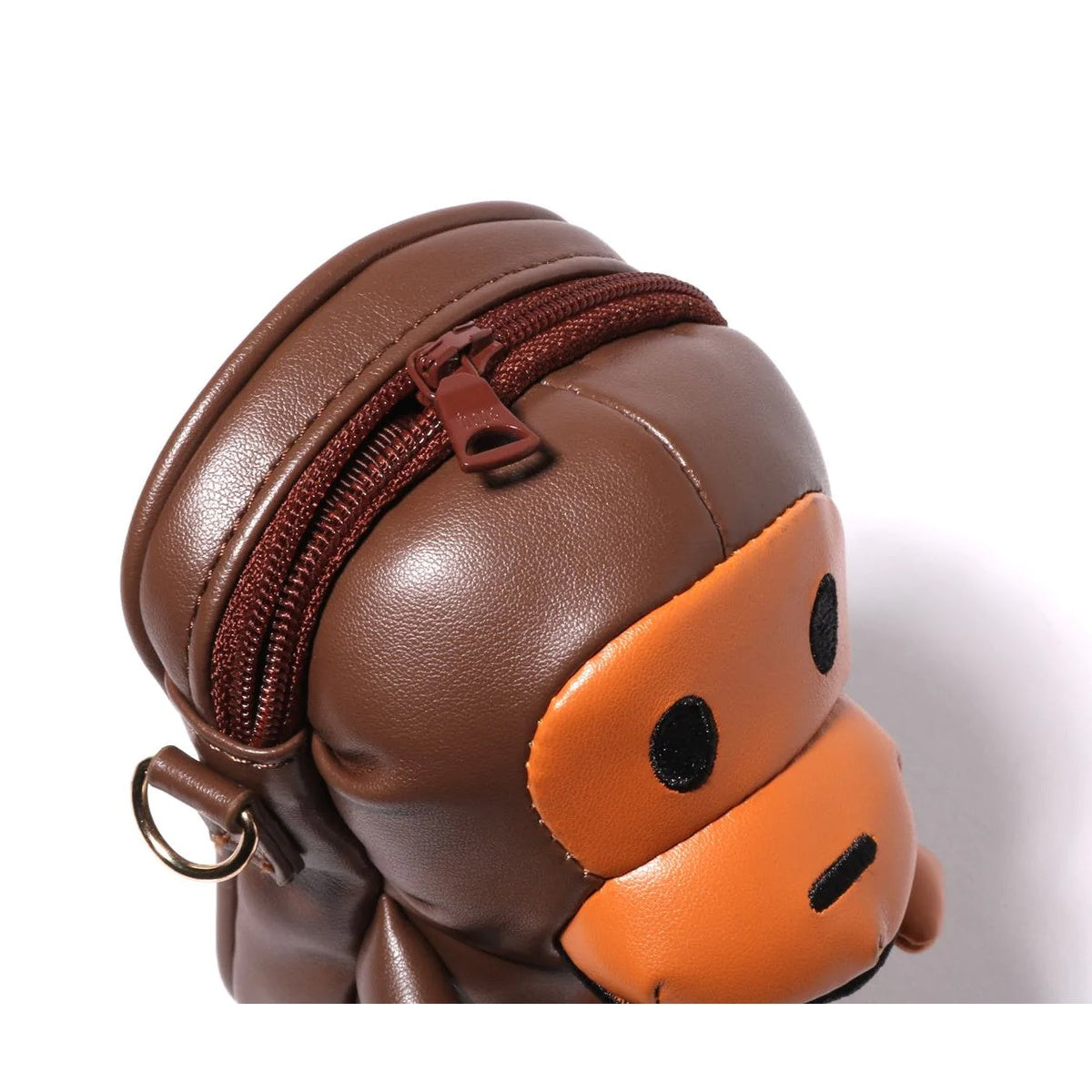 A BATHING APE BAPE Ladies' BABY MILO MINI SHOULDER BAG BROWN