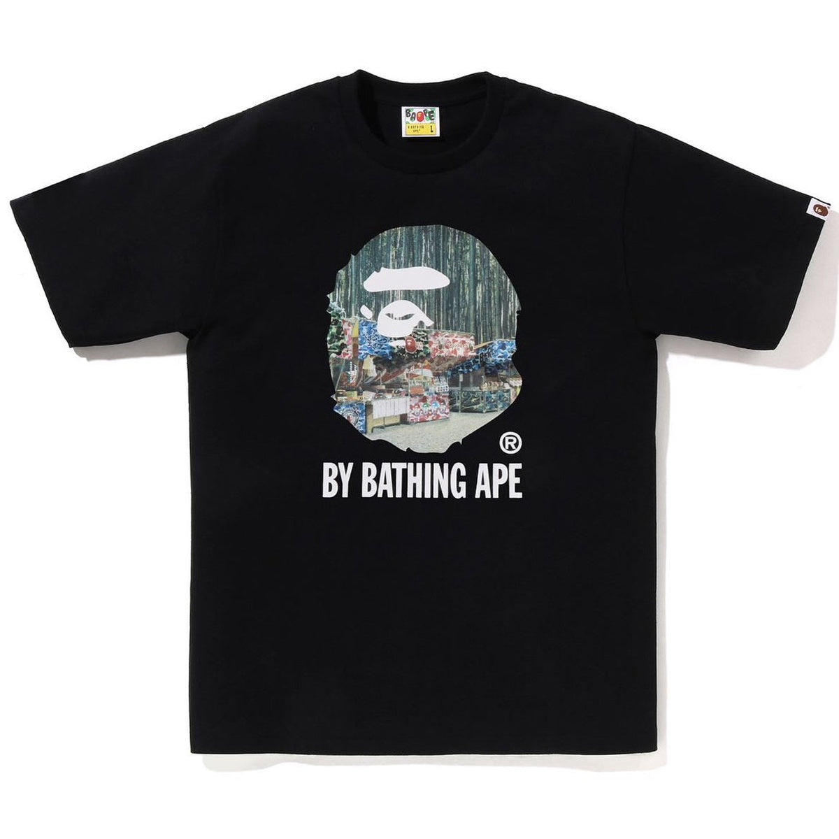 A BATHING APE BAPE YATAI BY BATHING APE TEE BLACK