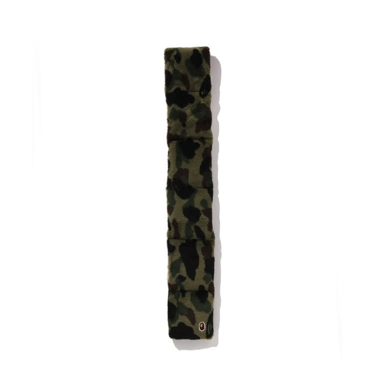 A BATHING APE BAPE 1ST CAMO FLEECE SCARF GREEN