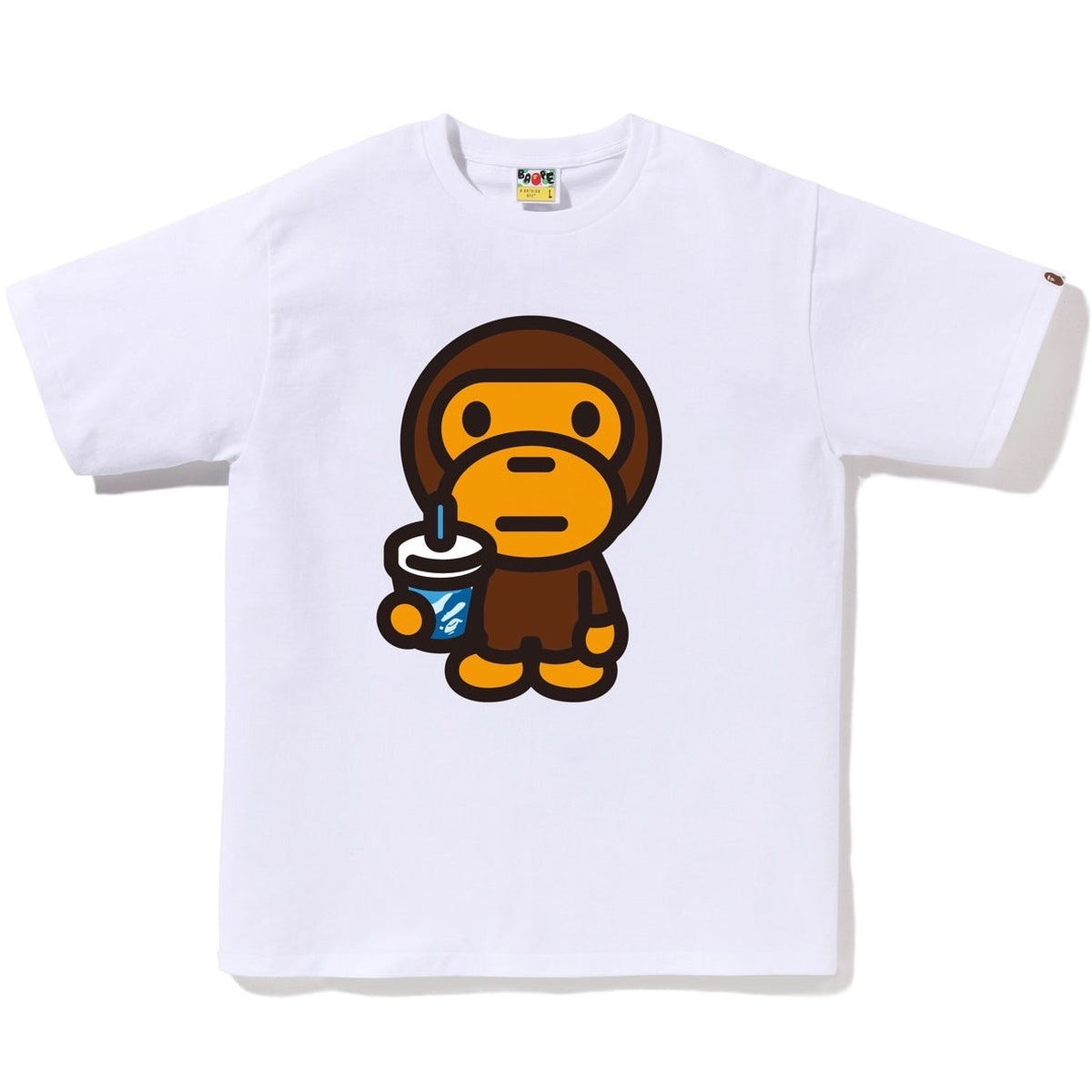 A BATHING APE BAPE ABC CAMO BABY MILO JUICE SUMMER TEE WHITE