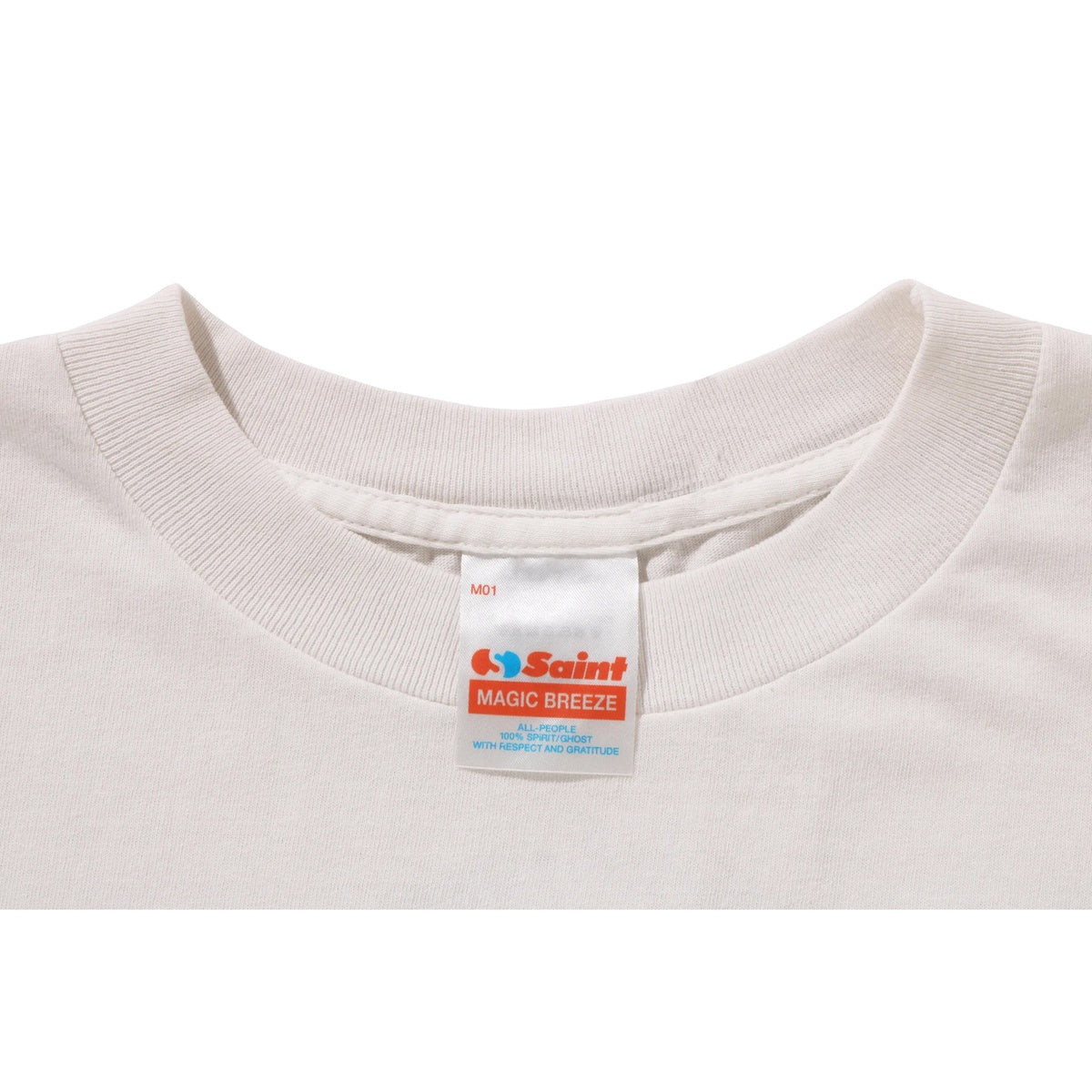 A BATHING APE BAPE SAINT MXXXXXX GENERATION TEE WHITE
