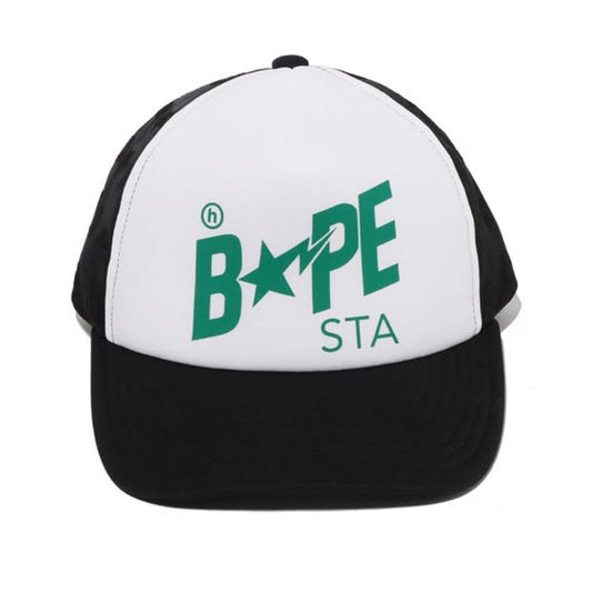 A BATHING APE BAPE HIDDEN BAPE STA MESH CAP BLACK